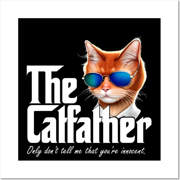 Father's Day Cat Owners Funny Wall Art by PetODesigns